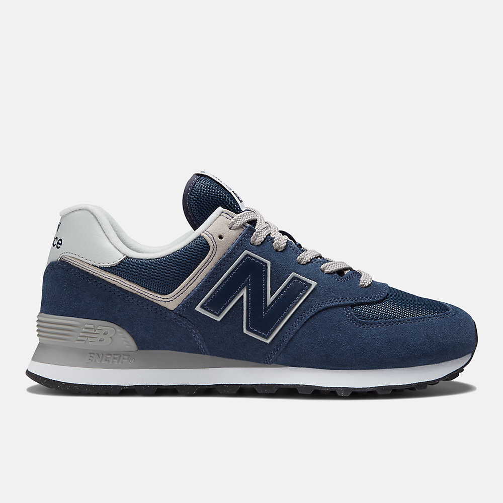 New Balance 574 Core Shoes Navy with White